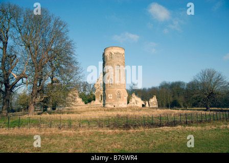 Tour gothique de folie au National Trust Wimpole House, España Banque D'Images