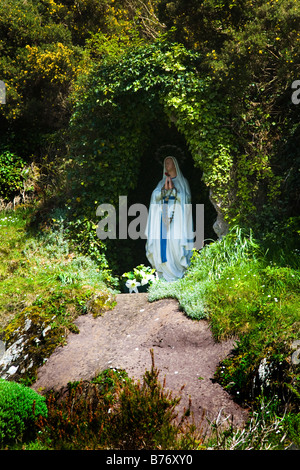 Ballinspittle Ballinspittle culte de l'apparition de Lourdes, West Cork en Irlande. Banque D'Images