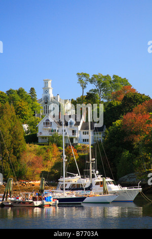 Port, Rockport, Maine, USA Banque D'Images