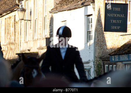 Teh Lacock Avon Vale hunt le lendemain Banque D'Images