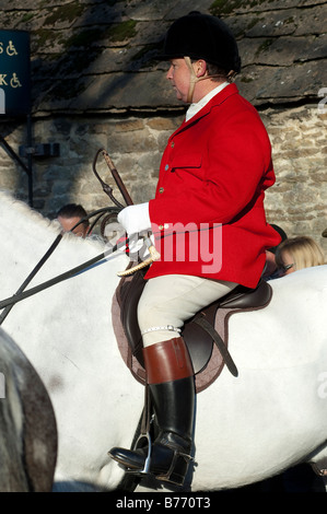 Teh Lacock Avon Vale hunt le lendemain Banque D'Images