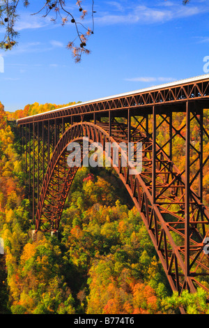 New River Gorge Bridge, New River Gorge River National, West Virginia, USA Banque D'Images