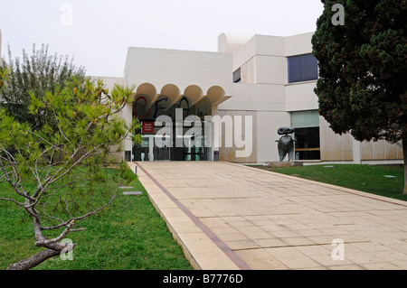 Zone d'entrée, Fundacio Joan Miro, Fondation Joan Miro, musée, Montjuïc, Barcelone, Catalogne, Espagne, Europe Banque D'Images