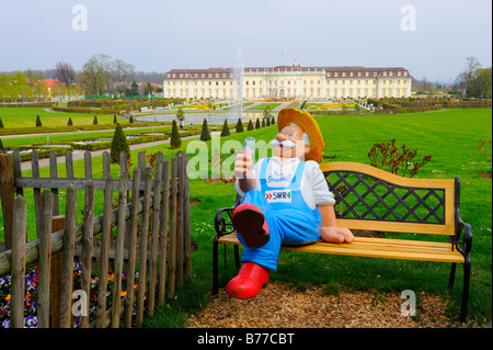 Giessbert, SWR4 programme radio mascot, en face de Ludwigsbourg, Baroque florissant, Ludwigsburg, Bade-Wurtemberg, G Banque D'Images