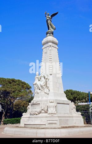 Statue La Ville de Nice a la France, Nice, Alpes-Maritimes, Provence-Alpes-Côte d'Azur, le sud de la France, France, Europe Banque D'Images