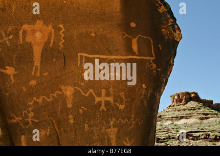 Petroglyph, Utah Banque D'Images