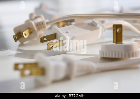 Close up de prises électriques Banque D'Images