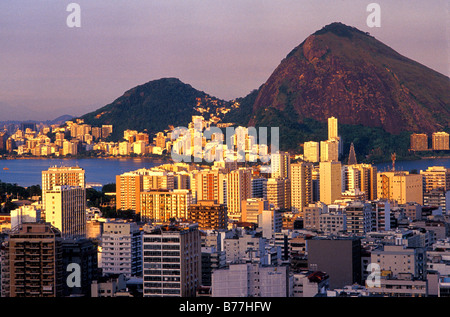 Vu de l'Ipanema Park Dois Irmãos Rio de Janeiro Brésil Banque D'Images