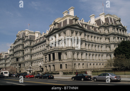 Washington, DC. L'Eisenhower, anciennement vieux, Executive Office Building. Banque D'Images