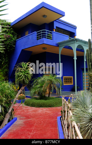 Studio du peintre français Jacques Majorelle, 1886-1962, dans le Jardin Majorelle, Marrakech, Maroc, Afrique Banque D'Images