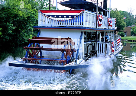 Bateau à aubes Suwanee en cours à Greenfield Village à Dearborn, près de Detroit au Michigan Banque D'Images