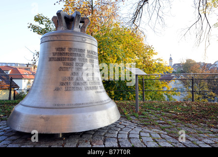 Alexanderkirche, prière église Alexander Bell, avec l'inscription par Dietrich Bonhoeffer, Marbach sur le Neckar, Baden-Wuerttembe Banque D'Images