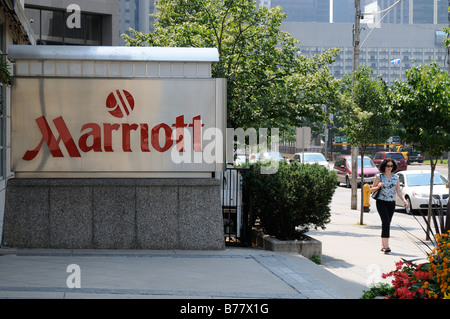 Le Toronto Marriott Downtown Eaton Centre Hotel Banque D'Images