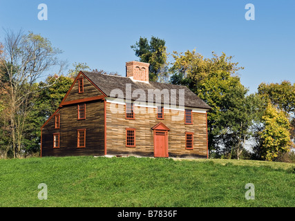 Le capitaine William Smith house battle road trail entre Lexington et Concord minute man National Historical Park ma usa Banque D'Images