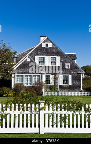 Maison de style cape cod traditionnels dennisport, Cape Cod, Massachusetts Banque D'Images