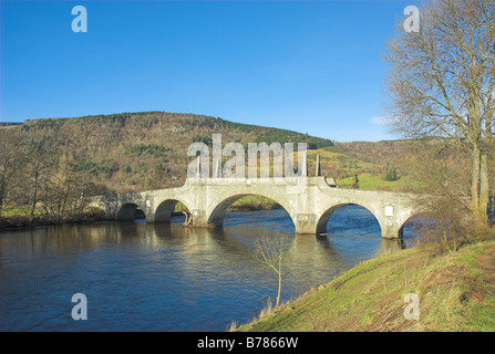 Wades Pont sur la rivière Tay à Aberfeldy Perth & Kinross Scotland Banque D'Images