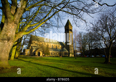 L'Angleterre, Tyne & Wear, Jesmond. Classé Grade I l'église paroissiale de St George à Jesmond. Banque D'Images