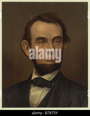 Abraham Lincoln 1809 1865 16e président des États-Unis Banque D'Images