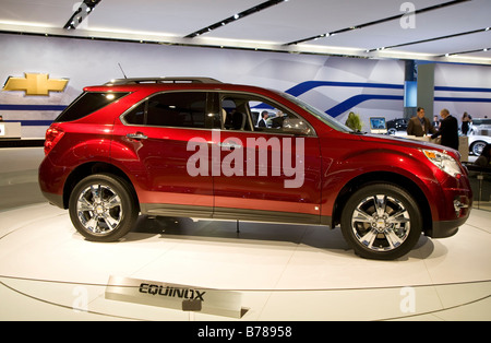 Détroit, Michigan le crossover SUV Chevrolet Equinox sur l'affichage à la North American International Auto Show Banque D'Images