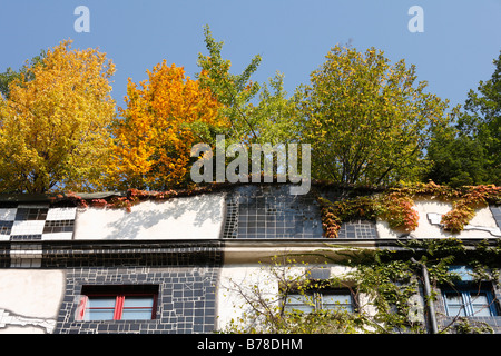 Kunsthaus, Hundertwasser-Museum de Vienne, Vienne, Autriche, Europe Banque D'Images