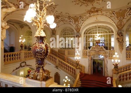 Foyer de la Grazer Oper, l'Opéra de Graz, en Styrie, Autriche, Europe Banque D'Images
