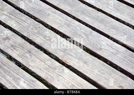 Les planches de bois, full frame, close-up Banque D'Images