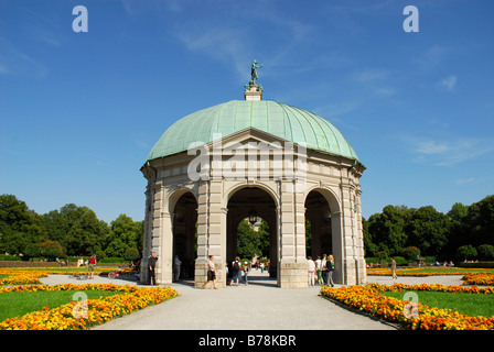 Dianatempel, petit temple, dans le Hofgarten, centre-ville, Munich, Haute-Bavière, Allemagne, Europe Banque D'Images
