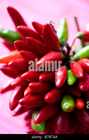 Chili Peppers, close-up Banque D'Images