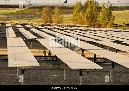 Ferme solaire de DIA Banque D'Images