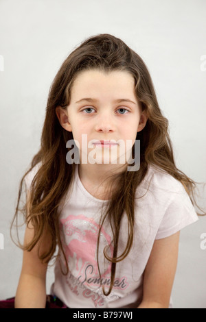 Portrait d'une jeune fille Banque D'Images