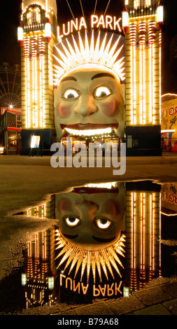 Luna Park, Sydney, Australie Banque D'Images