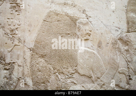 La tombe de Ramosé, vizir et Gouverneur de Thèbes, vieux, Gurna Cisjordanie Egypte Louxor Banque D'Images