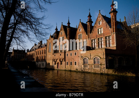 Stradhuis (mairie), Bruges / Brugge, Belgique Banque D'Images