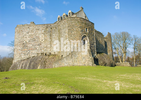 Le château de Dunstaffnage Dunbeg nr Oban ARGYLL & BUTE Ecosse Banque D'Images