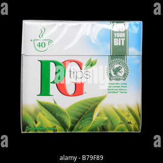 PG Tips les sachets de thé fort Banque D'Images