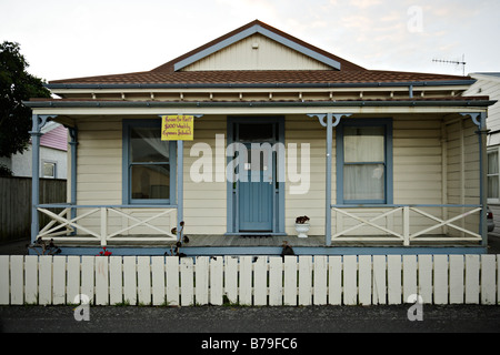 Paysage urbain Palmerston North Nouvelle Zélande Detahced maison en bois avec chambre à louer inscription 100 par semaine Banque D'Images