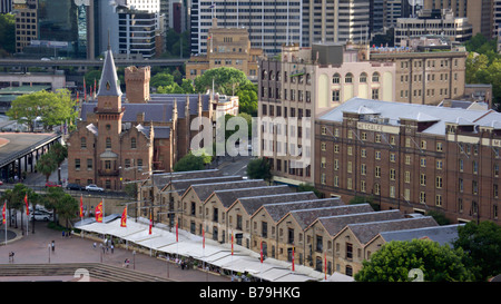 Les magasins de Campbell et Australasian Steam navigation Co., Sydney, Australie Banque D'Images