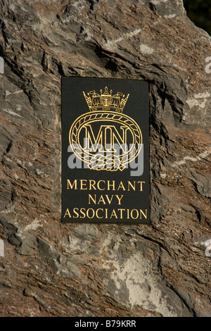 L'Association Mémorial de la marine marchande au National Memorial Arboreteum à Alrewas dans le Staffordshire, Angleterre Banque D'Images