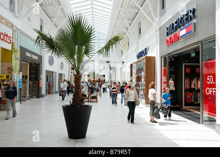 Centre commercial Liffey Valley à Dublin, Irlande ; Irish shopping mall Banque D'Images