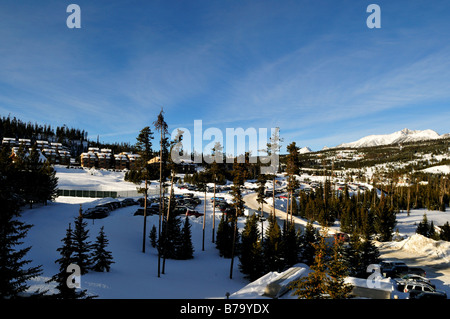 Station de ski de Big Sky. Le Montana, USA. Banque D'Images