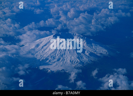 Vue aérienne du Mont St Helens,WA Banque D'Images