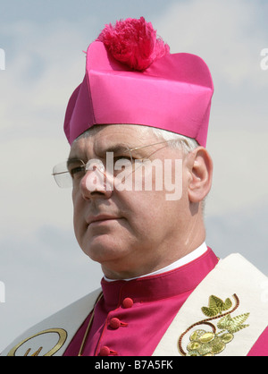 Mgr Gerhard Ludwig Müller, évêque de Ratisbonne et le diocèse Regensburg, Regensburg, Bavière, Allemagne, Europe Banque D'Images