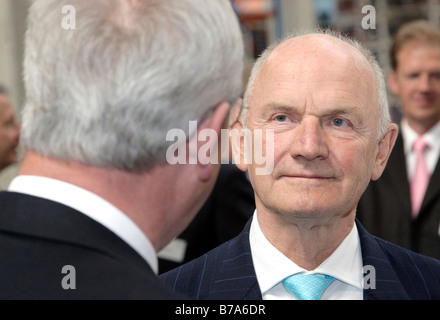 Ferdinand Piech K., à droite, président du conseil de surveillance de la Volkswagen AG, et Martin Winterkorn, chef de la direction de Banque D'Images