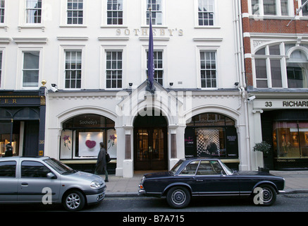 Maison de vente aux enchères Sotheby's à Londres, Angleterre, Grande-Bretagne, Europe Banque D'Images