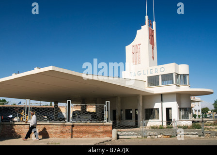 Bâtiment fiat tagliero à Asmara, Erythrée Banque D'Images