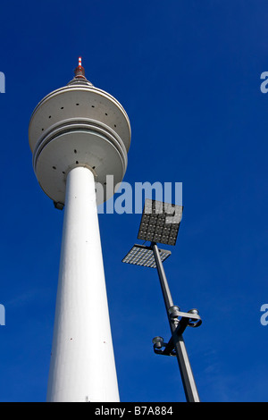 Tele-Michel, la tour de télévision de Hambourg ou de télécommunications, aussi appelé le Heinrich-Hertz-Turm, Hambourg, Allemagne, Europe Banque D'Images