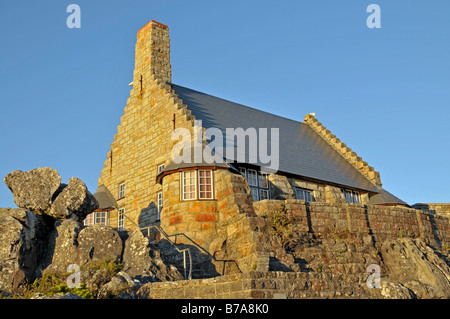 Maison en pierre, de style hollandais du Cap, Table Mountain, Cape Town, Afrique du Sud Banque D'Images