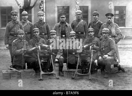 Photo historique, Première Guerre mondiale, l'artillerie Banque D'Images