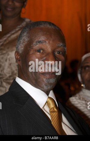 L'ancien président sud-africain Thabo Mbeki Banque D'Images