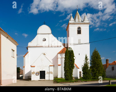 Église dans Prosimerice, district de Znojmo, en Moravie du Sud, République Tchèque, Europe Banque D'Images